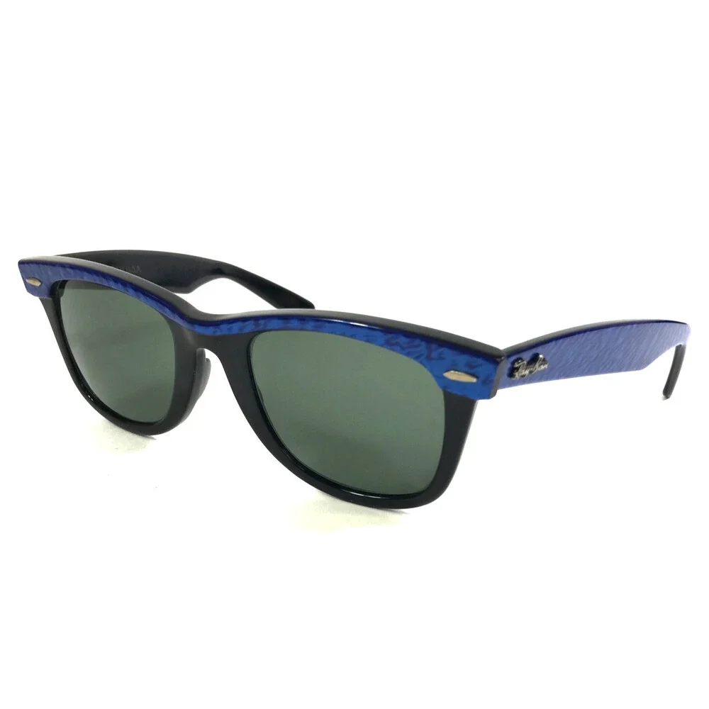 Vintage B&L Ray-Ban Sunglasses WAYFARER Neat Street Electric Blue w/ G-15 Lenses